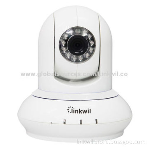 IP camera with 1280x720 pixels, supports onvif, pan, tilt, micro SD card, two way audio